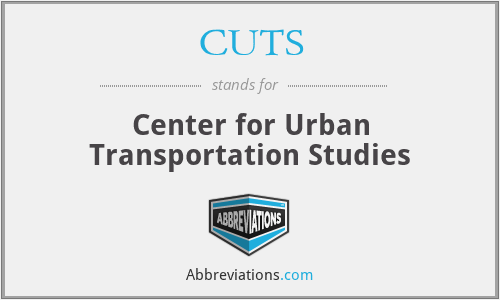 What is the abbreviation for center for urban transportation studies?